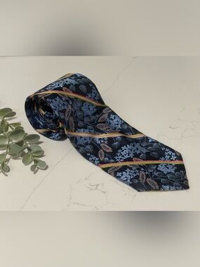 ALTEA Men's Italian Silk Neck Tie multi-color floral pattern ITALY Nordstrom